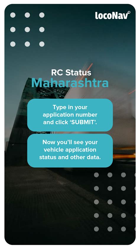 rc smart card status online maharashtra|maharashtra rc application status.